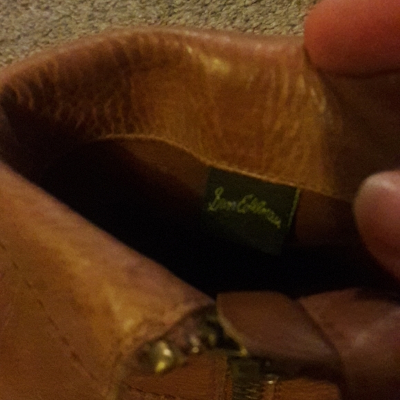 Sam Edelman Caramel Fringe Ankle Booties 6.5 - Picture 2 of 8